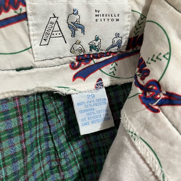 Vintage plaid high waist mens trousers - Picture 1 of 4